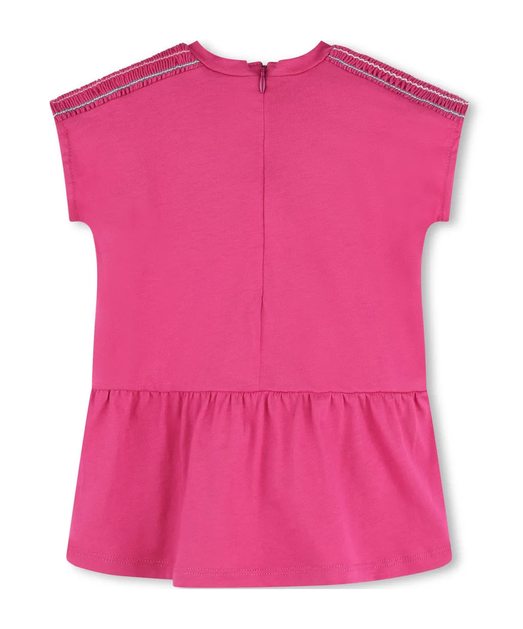 Logo-Embroidered Cotton Dress