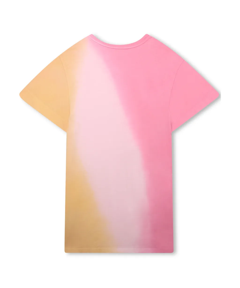 Tie-Dyed Crewneck Dress