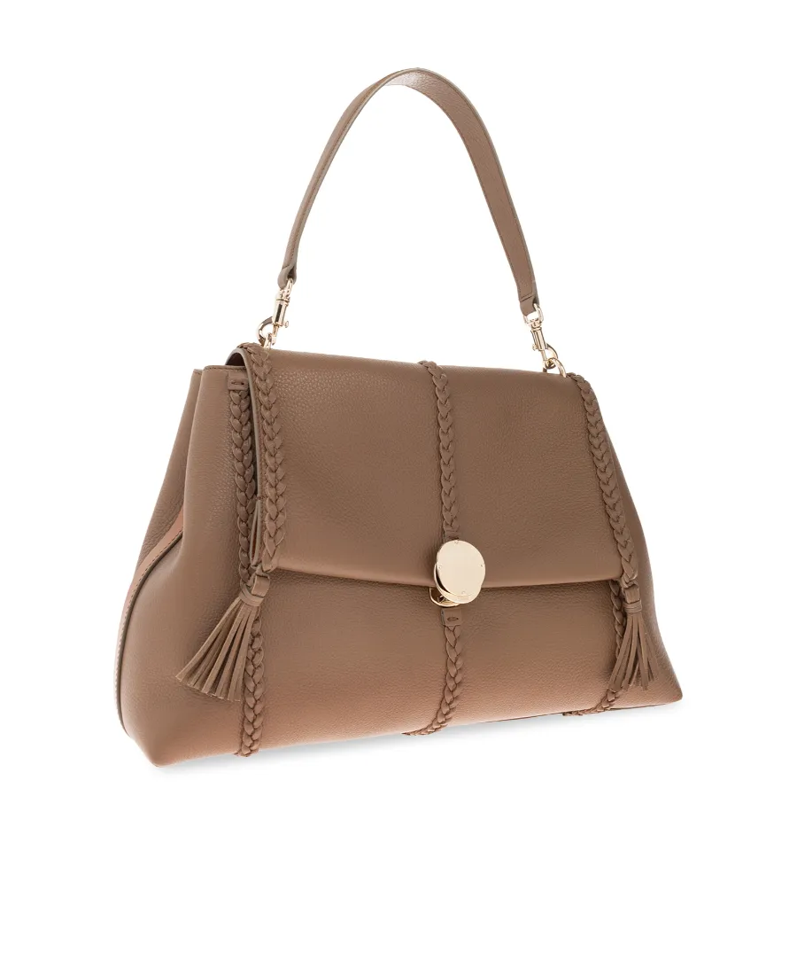 Penelope Large Leather Shoulder Bag