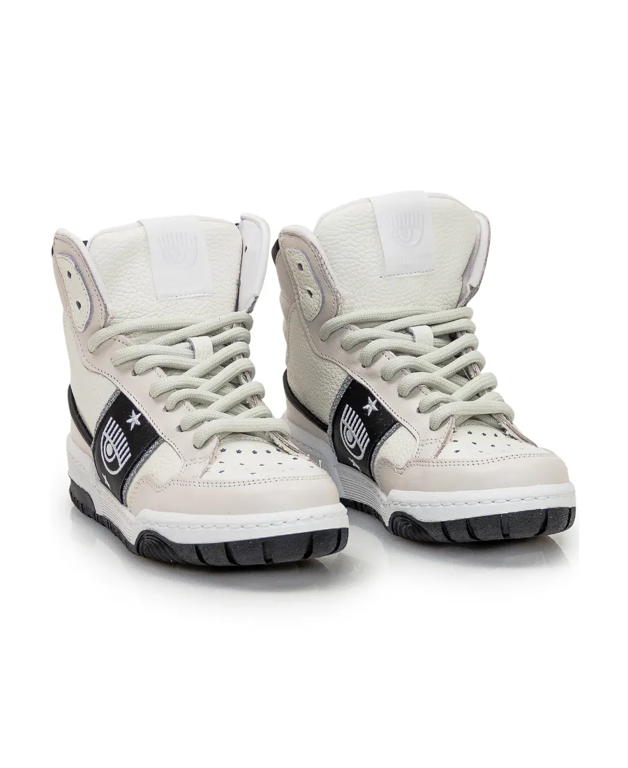 High-Top Lace-Up Sneakers