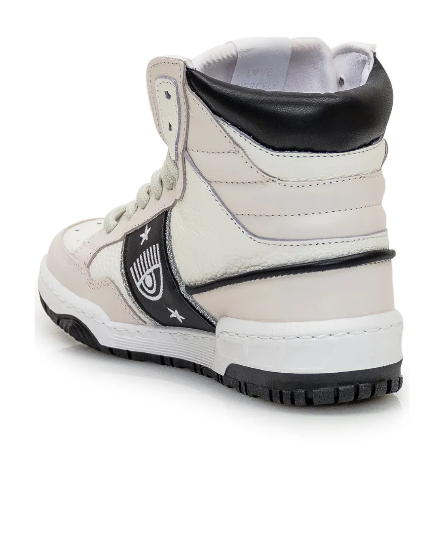 High-Top Lace-Up Sneakers