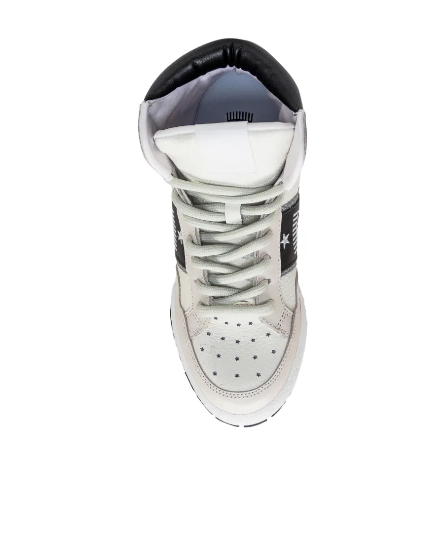 High-Top Lace-Up Sneakers