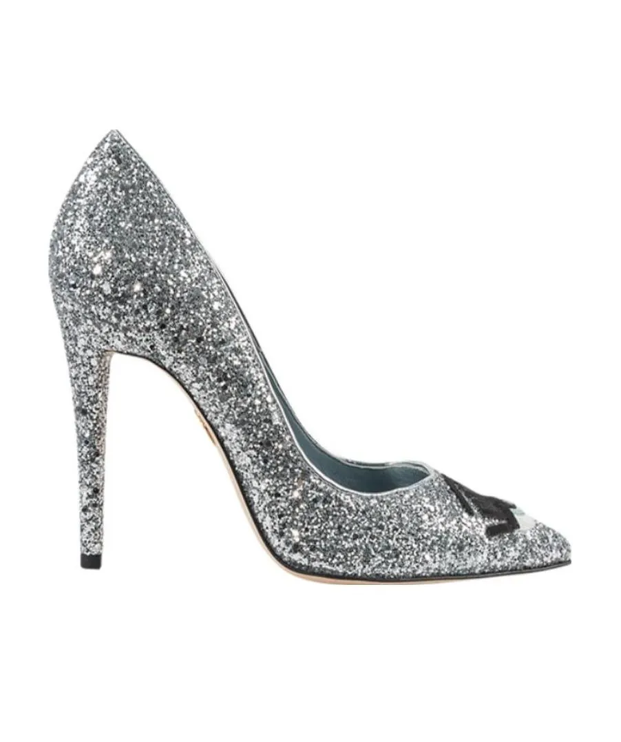 Sequined High Heels
