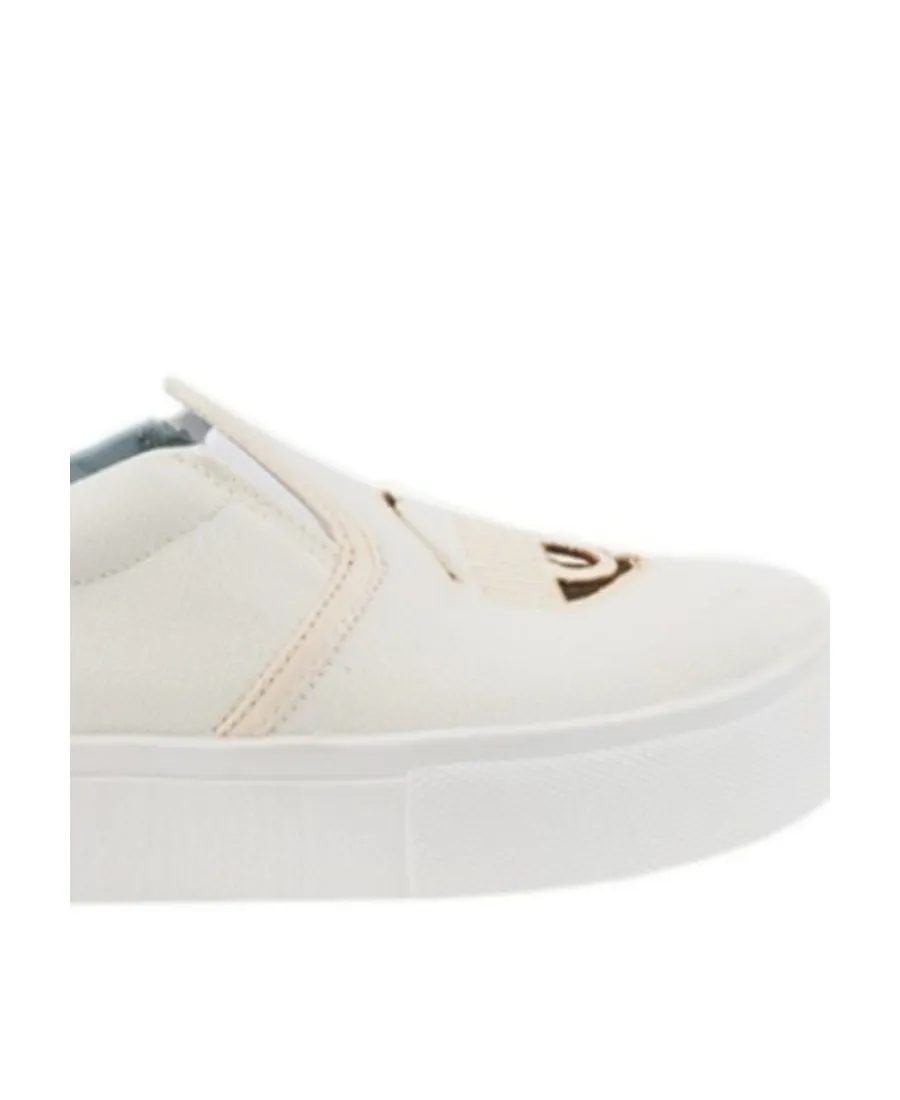 Logo Round-Head Casual Sneakers