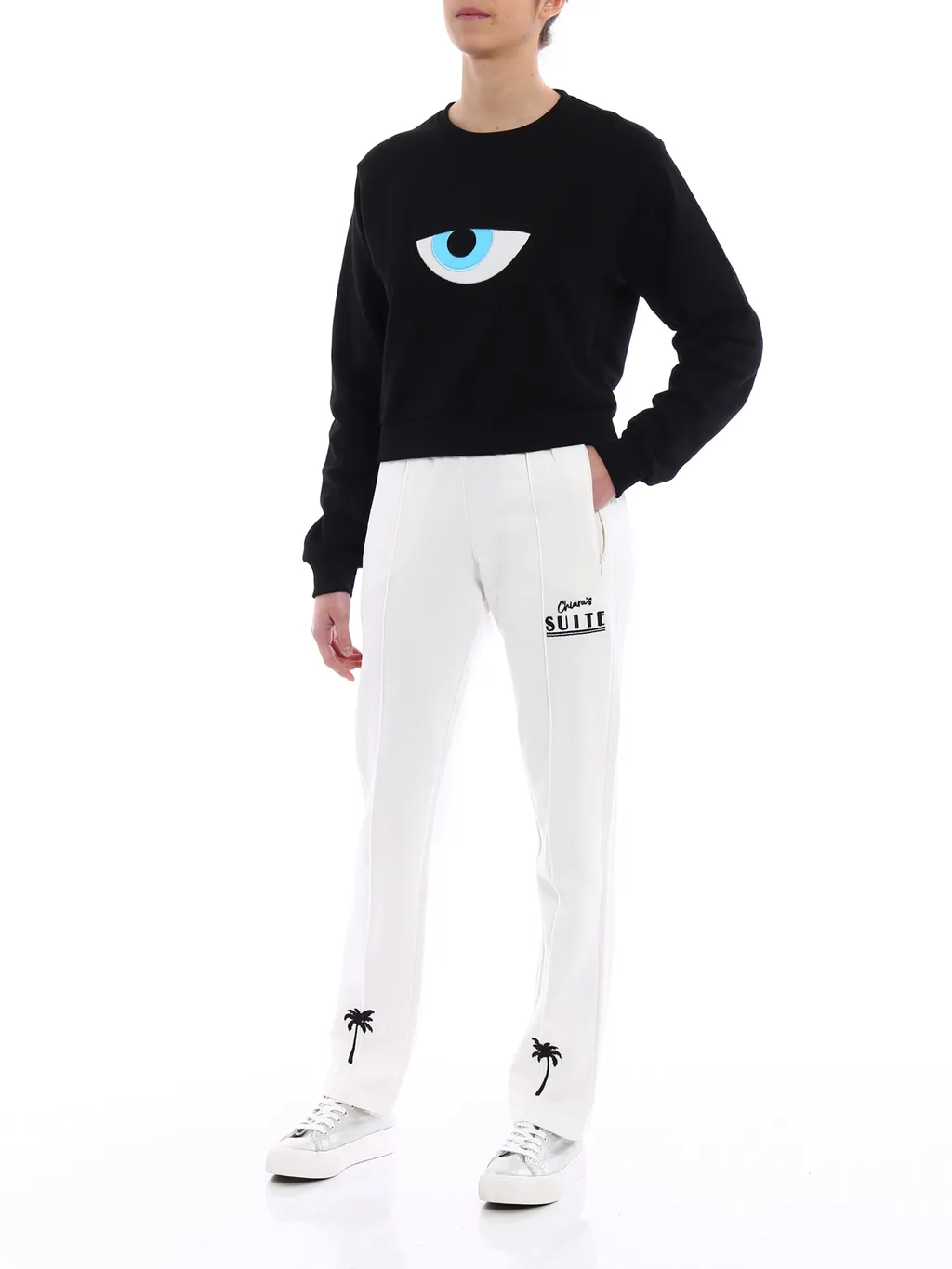 Round-Neck Long-Sleeve Sweatshirt