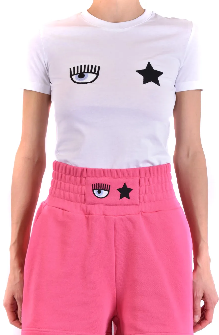 Embroidered-Motif Short-Sleeve T-Shirt