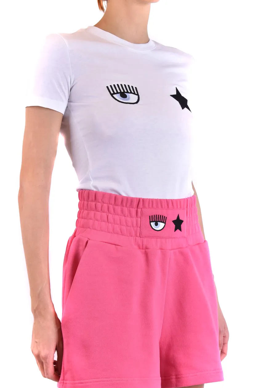 Embroidered-Motif Short-Sleeve T-Shirt