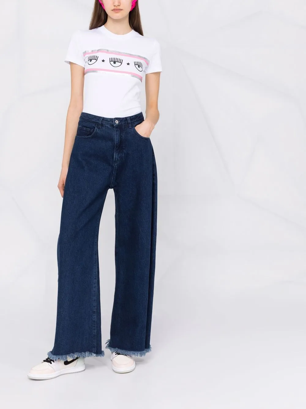 Eye-Print Cotton T-Shirt