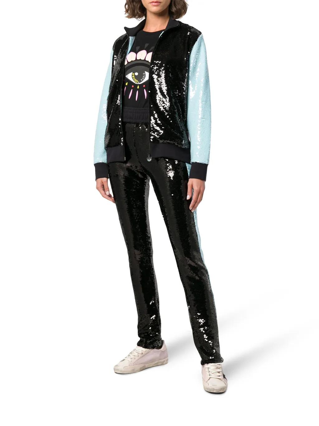 Sequined Skinny Trousers