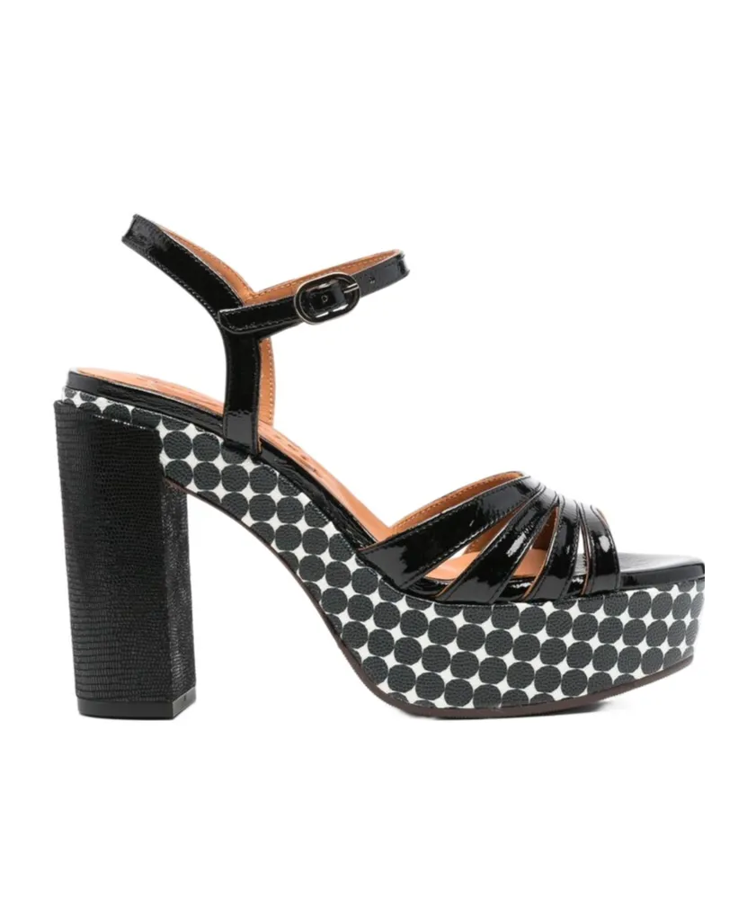Round-Headed High-Heeled Sandals