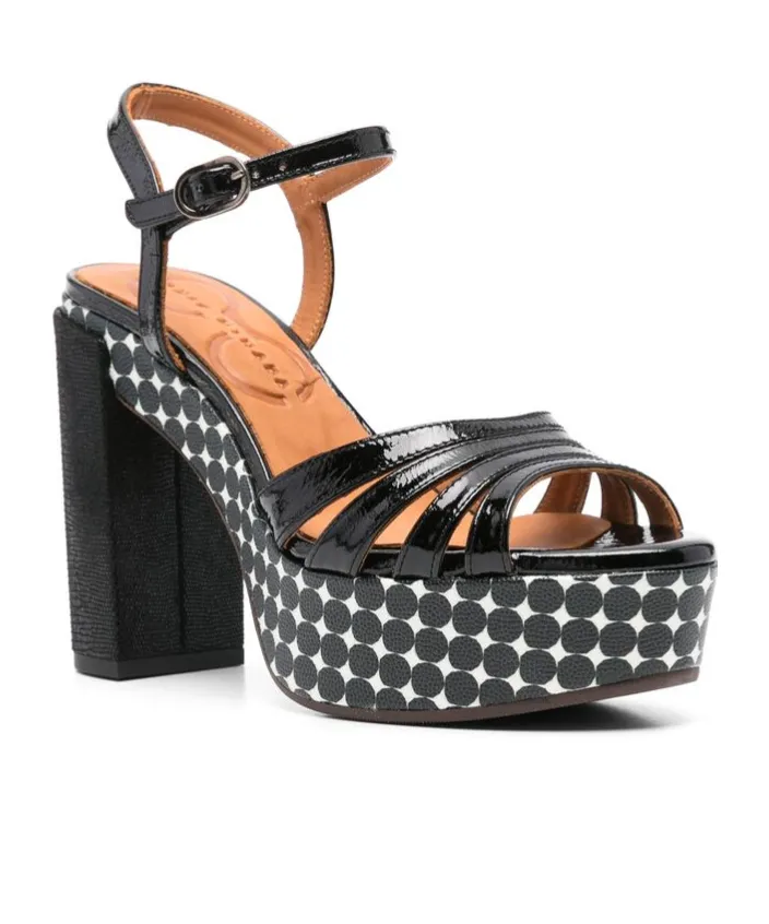 Round-Headed High-Heeled Sandals