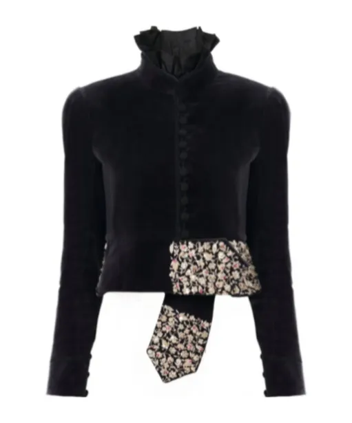 Fitted Spencer Velvet Blazer