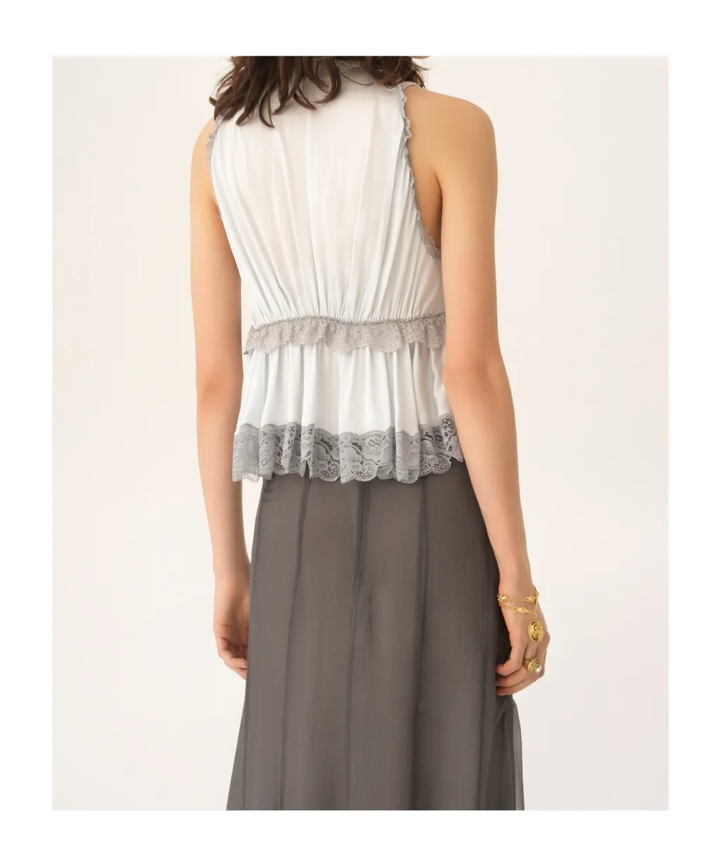 Pleated Maxi Skirt