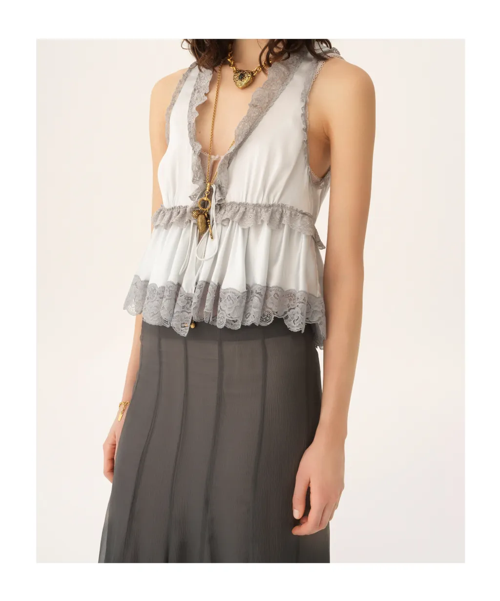 Pleated Maxi Skirt