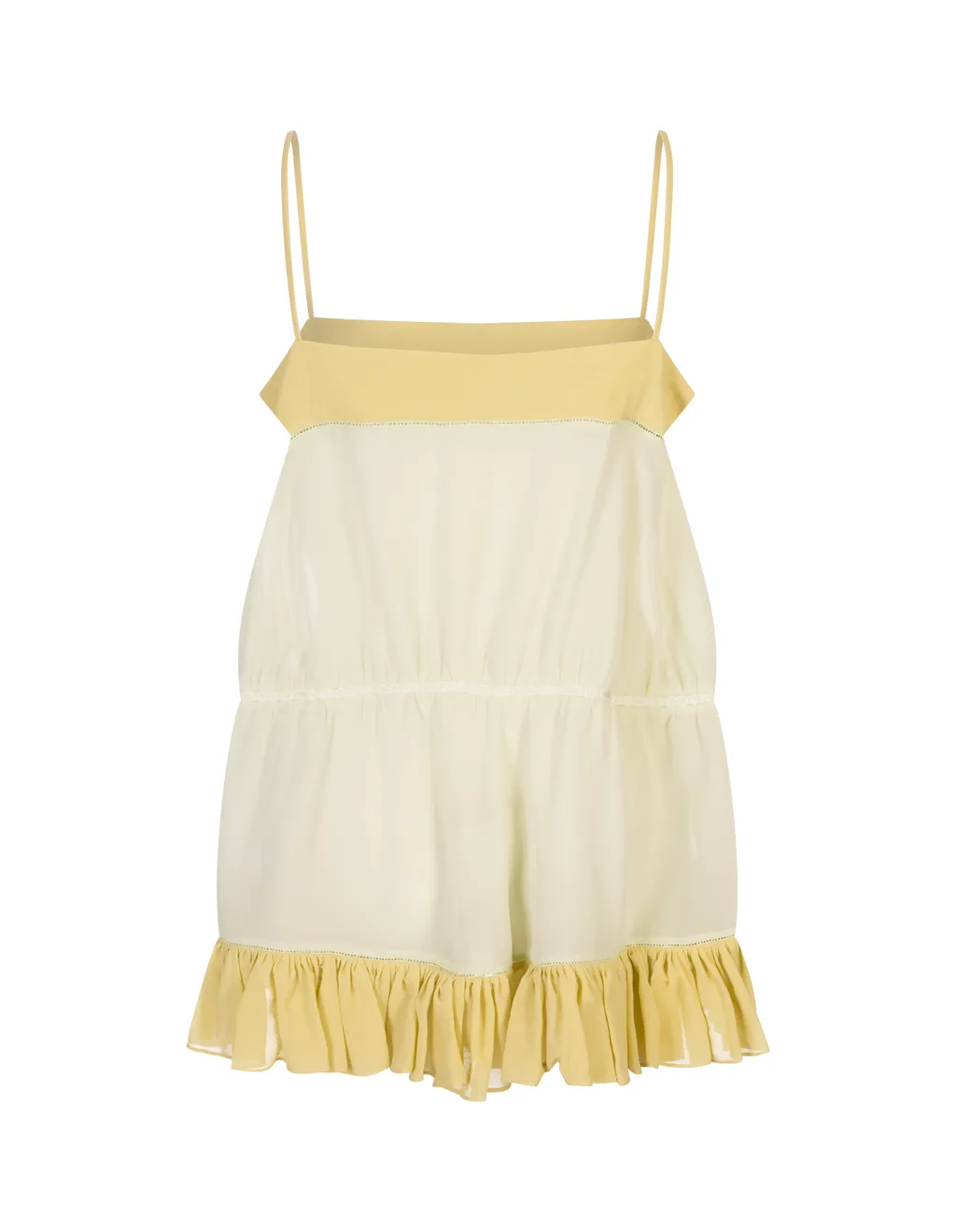 Ruffled Spaghetti Strap Dress