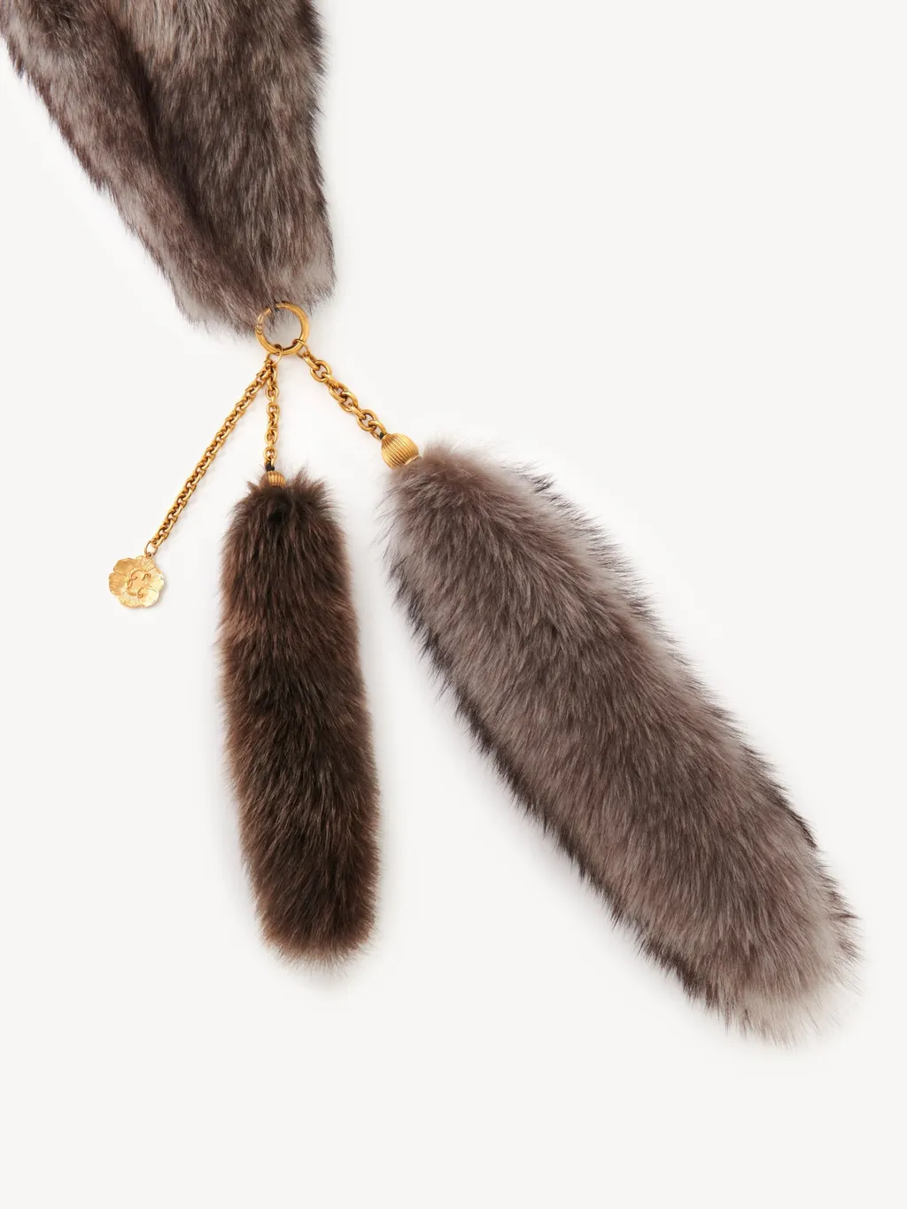 The Treasure Tails Shearling Scarf