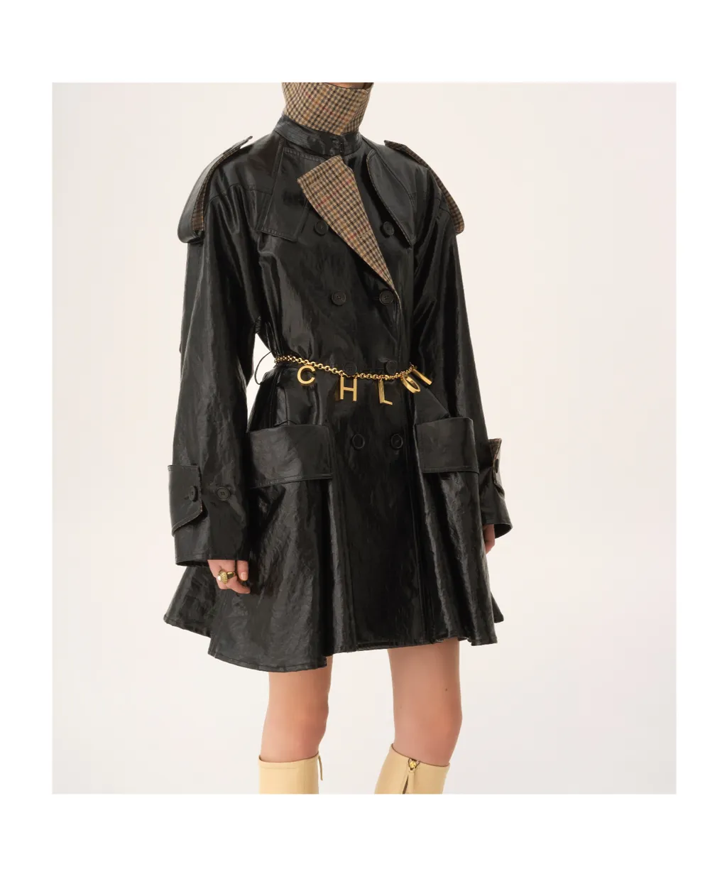 Double-Breasted Short Riding Coat
