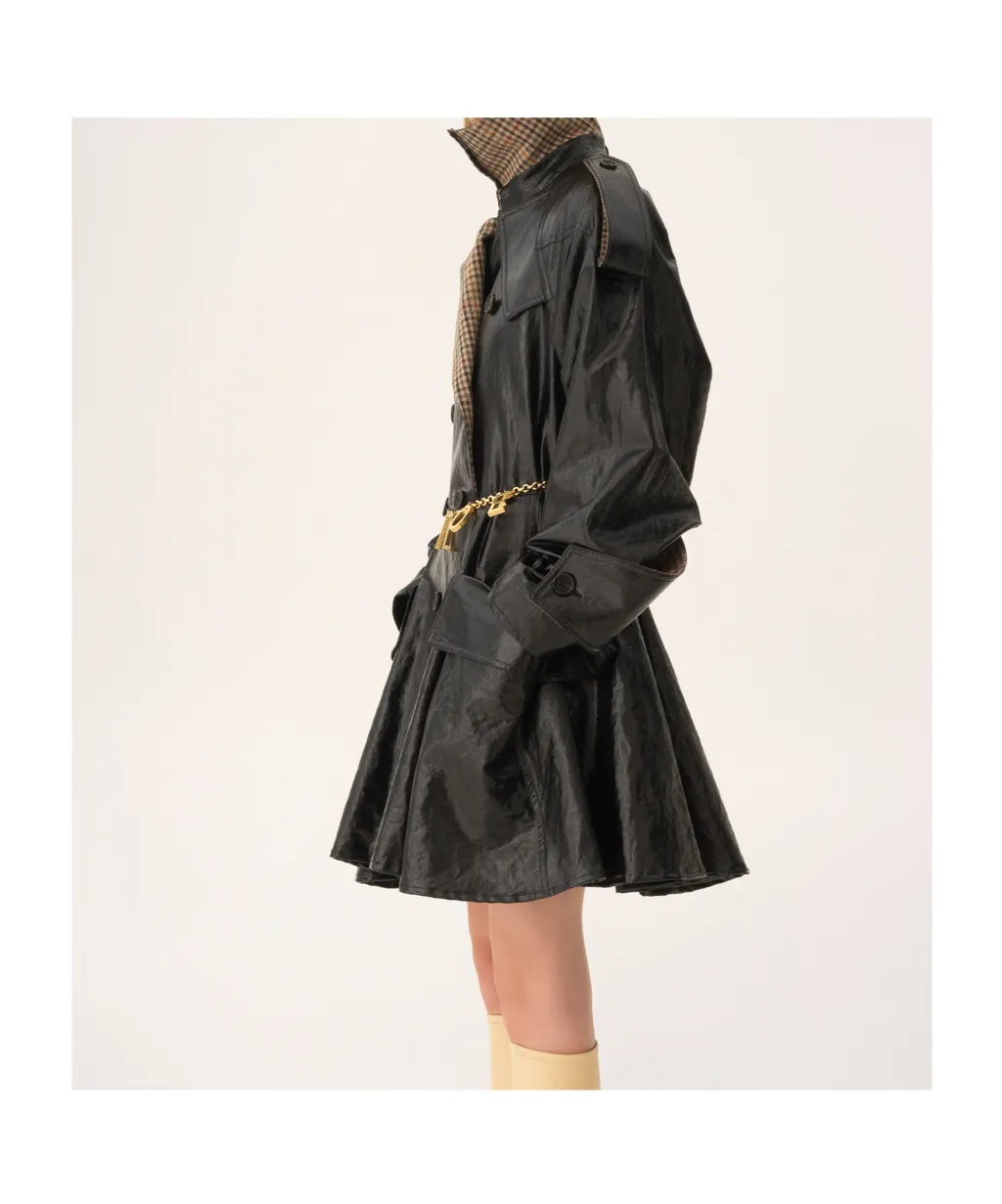 Double-Breasted Short Riding Coat