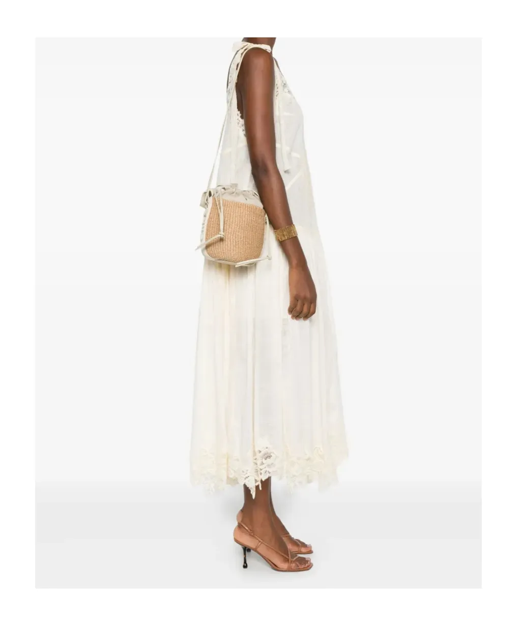 Woven Top-Handle Shoulder Bag