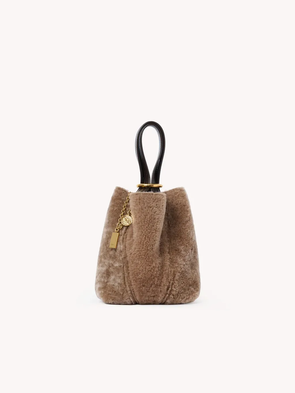 Shearling Spin Tote Bag