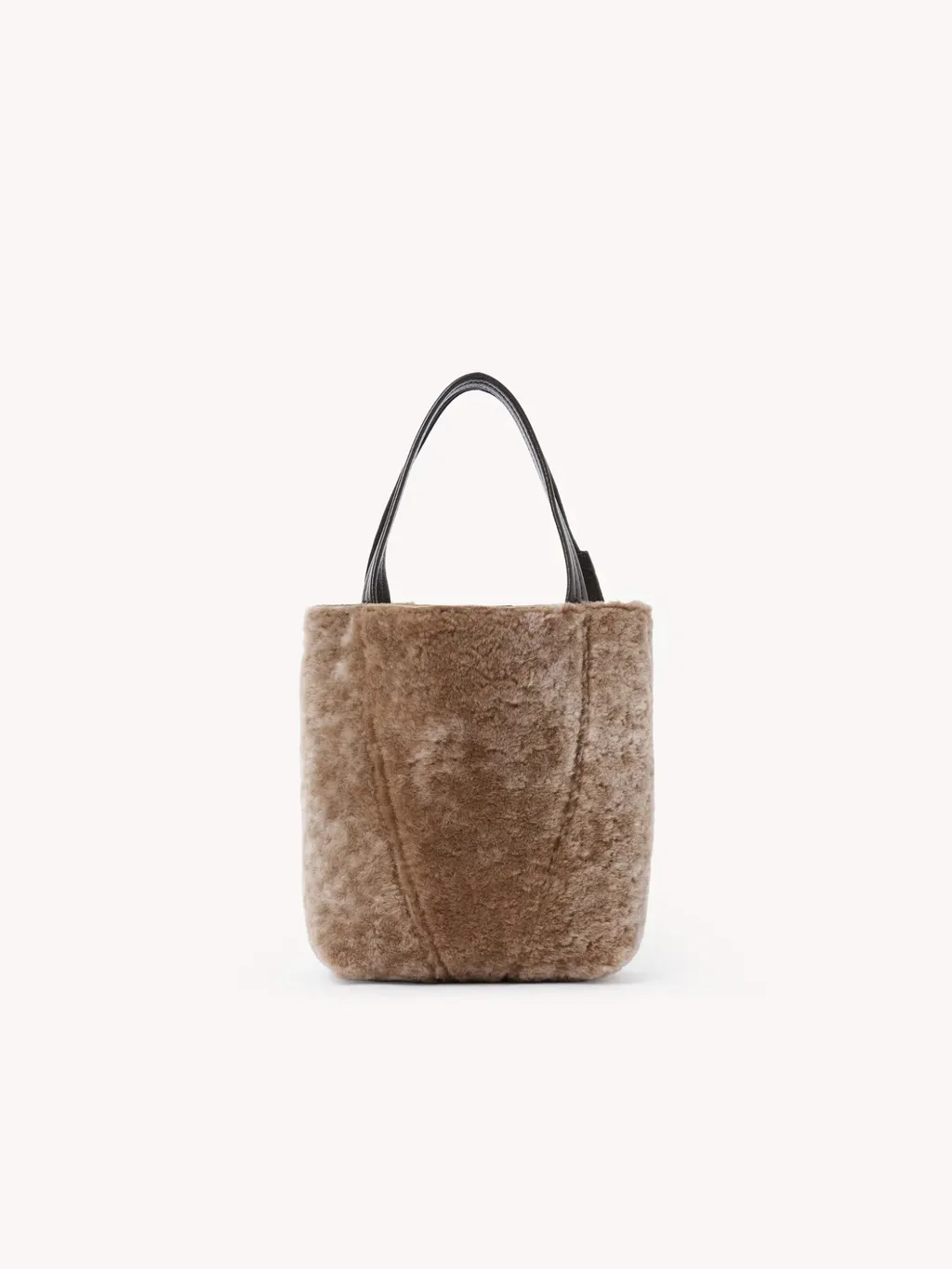 Shearling Spin Tote Bag