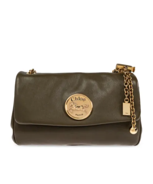 Heritage Logo Plaque Medium Shoulder Bag