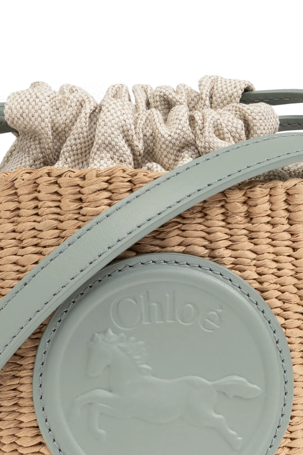 Horse Medal Mini Basket Bag