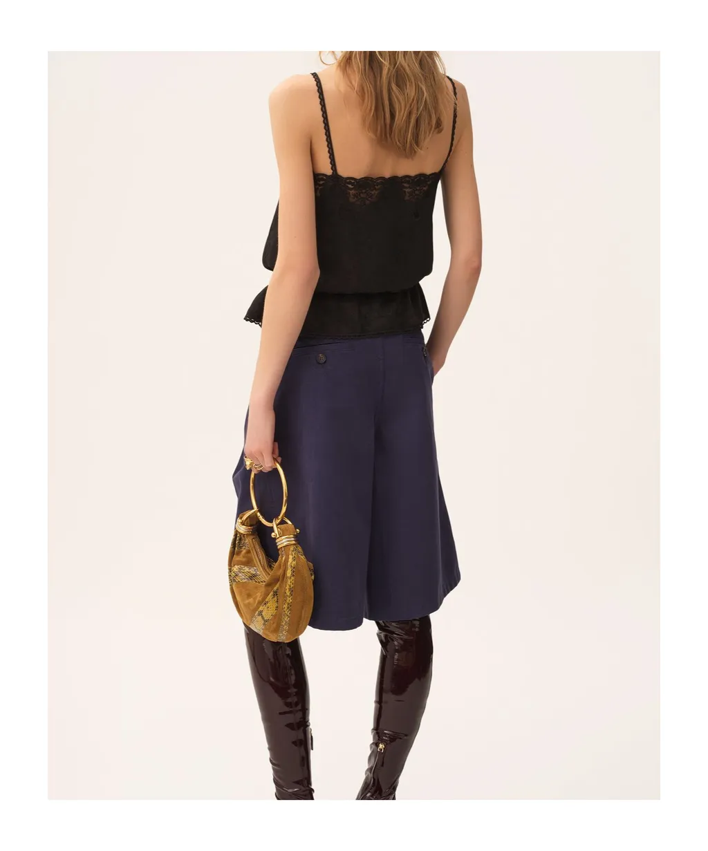 Lace Spaghetti Strap Top