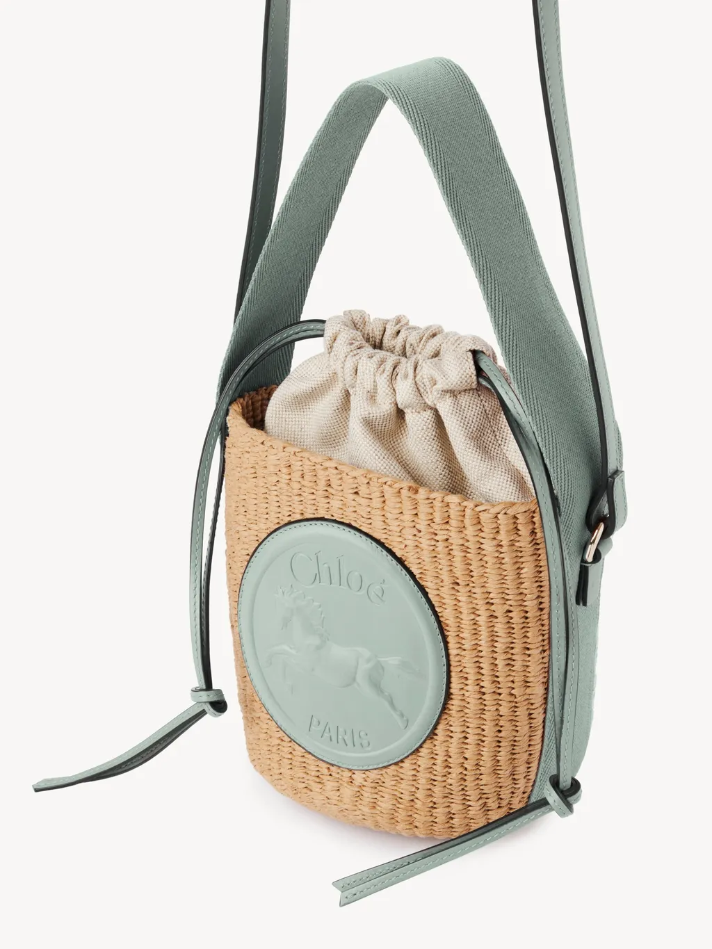 Horse Medal Small Bucket Bag