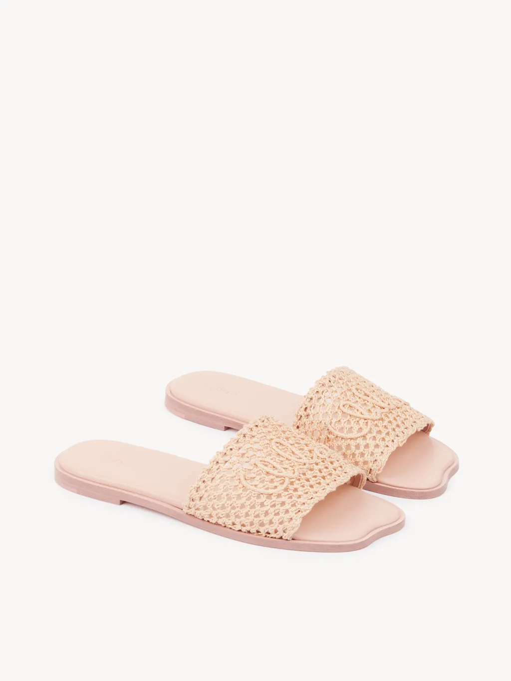 Flower Crocheted Slides