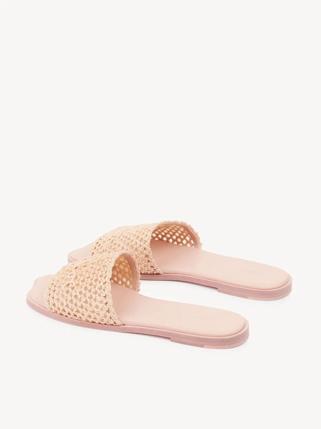 Flower Crocheted Slides