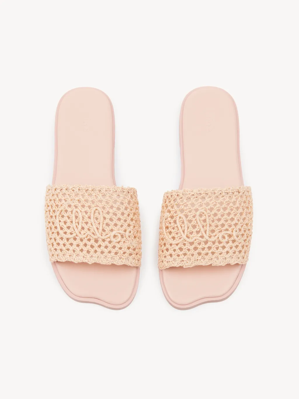 Flower Crocheted Slides