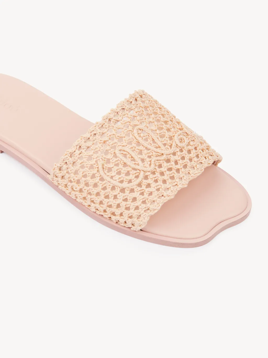 Flower Crocheted Slides
