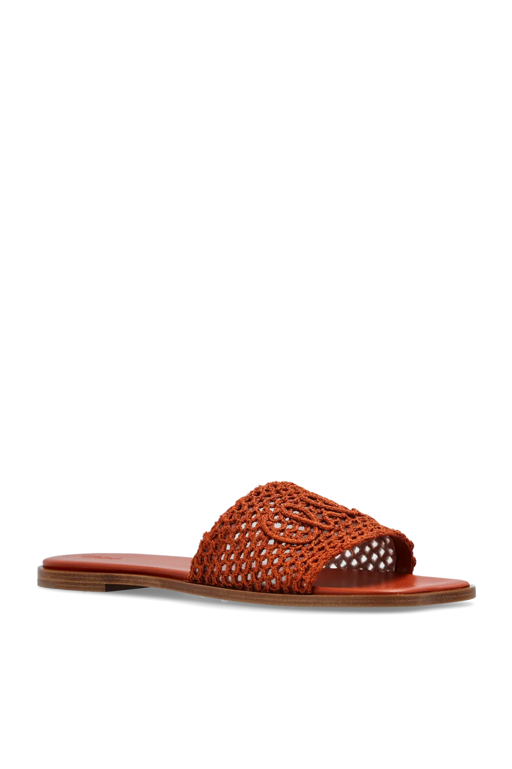 Flower Crocheted Slides