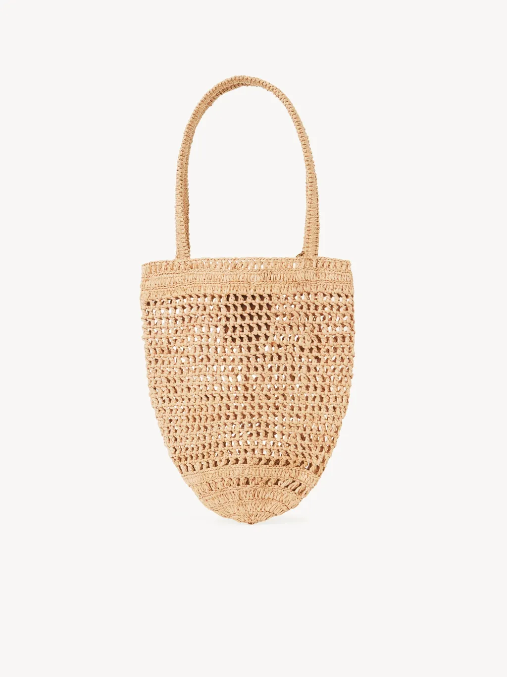 Small Summer Banana Raffia Tote Bag