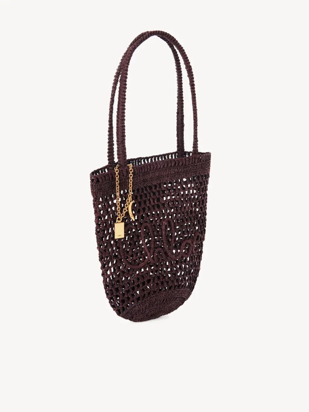 Small Summer Banana Raffia Tote Bag