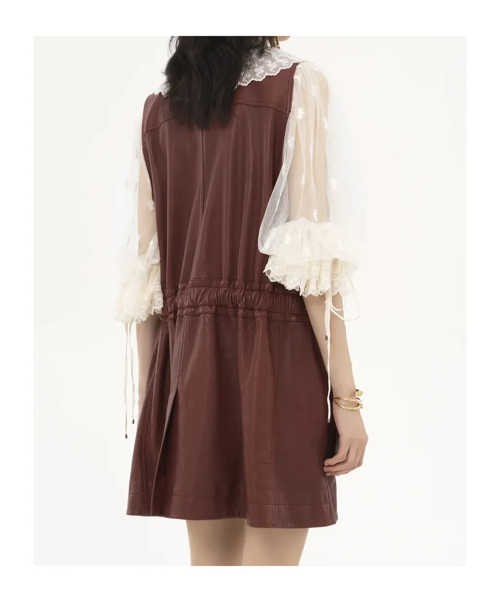 Utilitarian Leather Vest