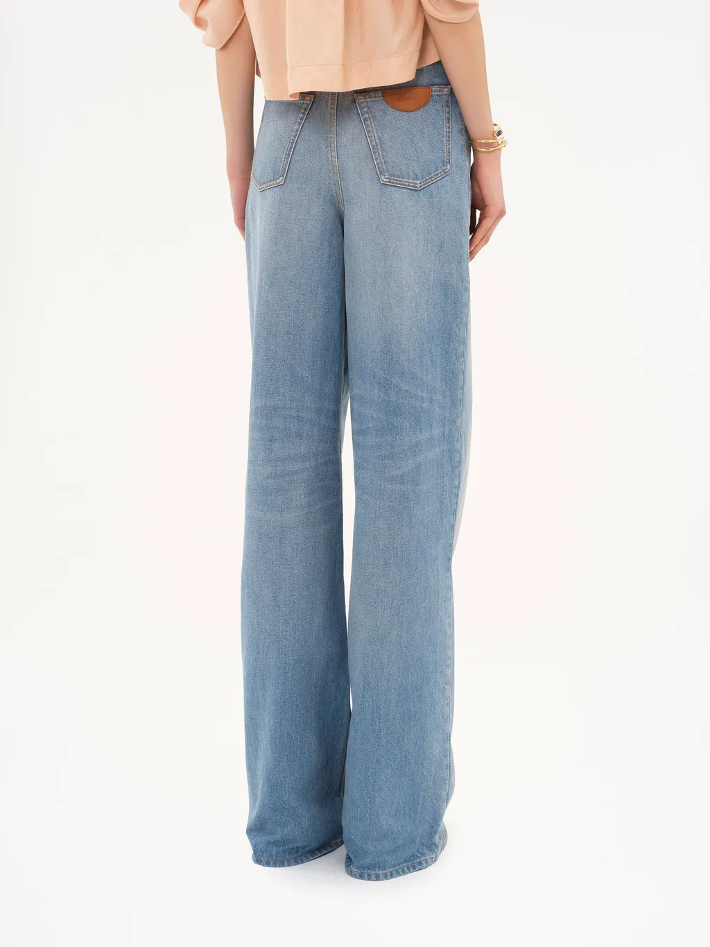 High-Waisted Wide-Leg Jeans