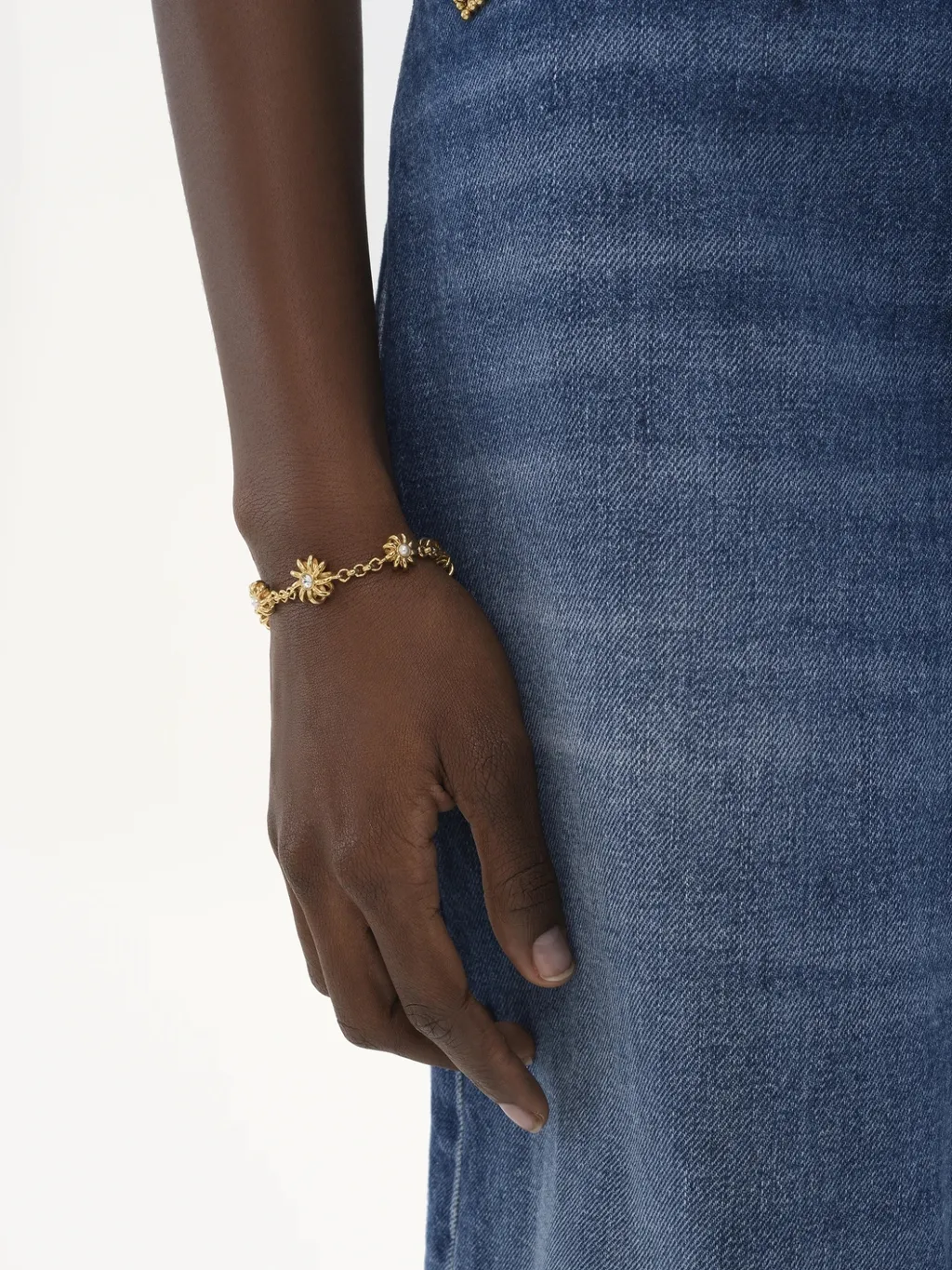 Mechanical Floral Bracelet