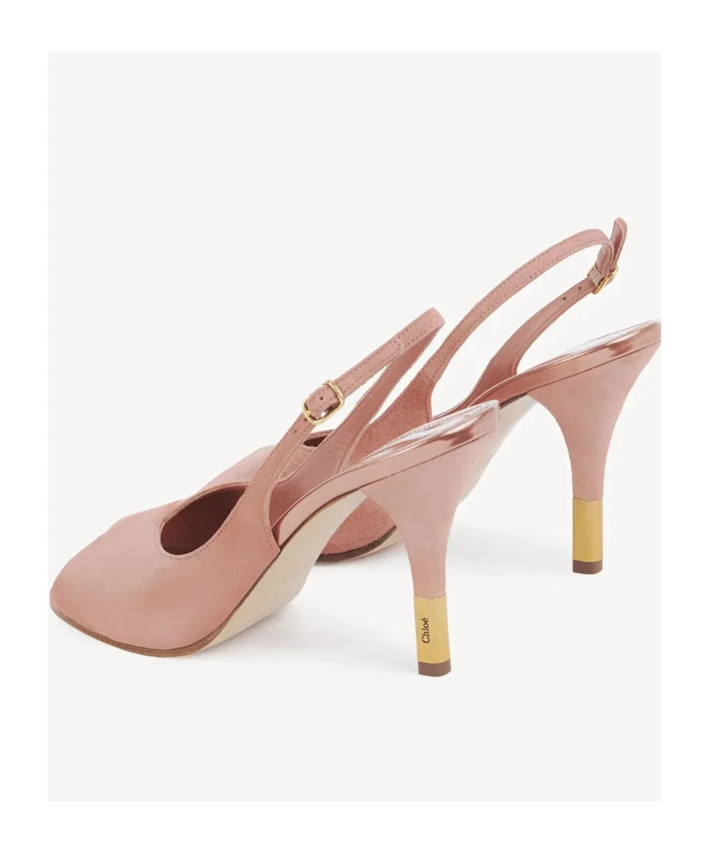 Heeled Flower Sandals