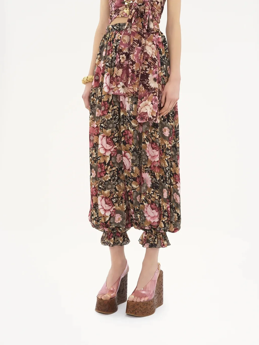 Fluid Pleated Pants