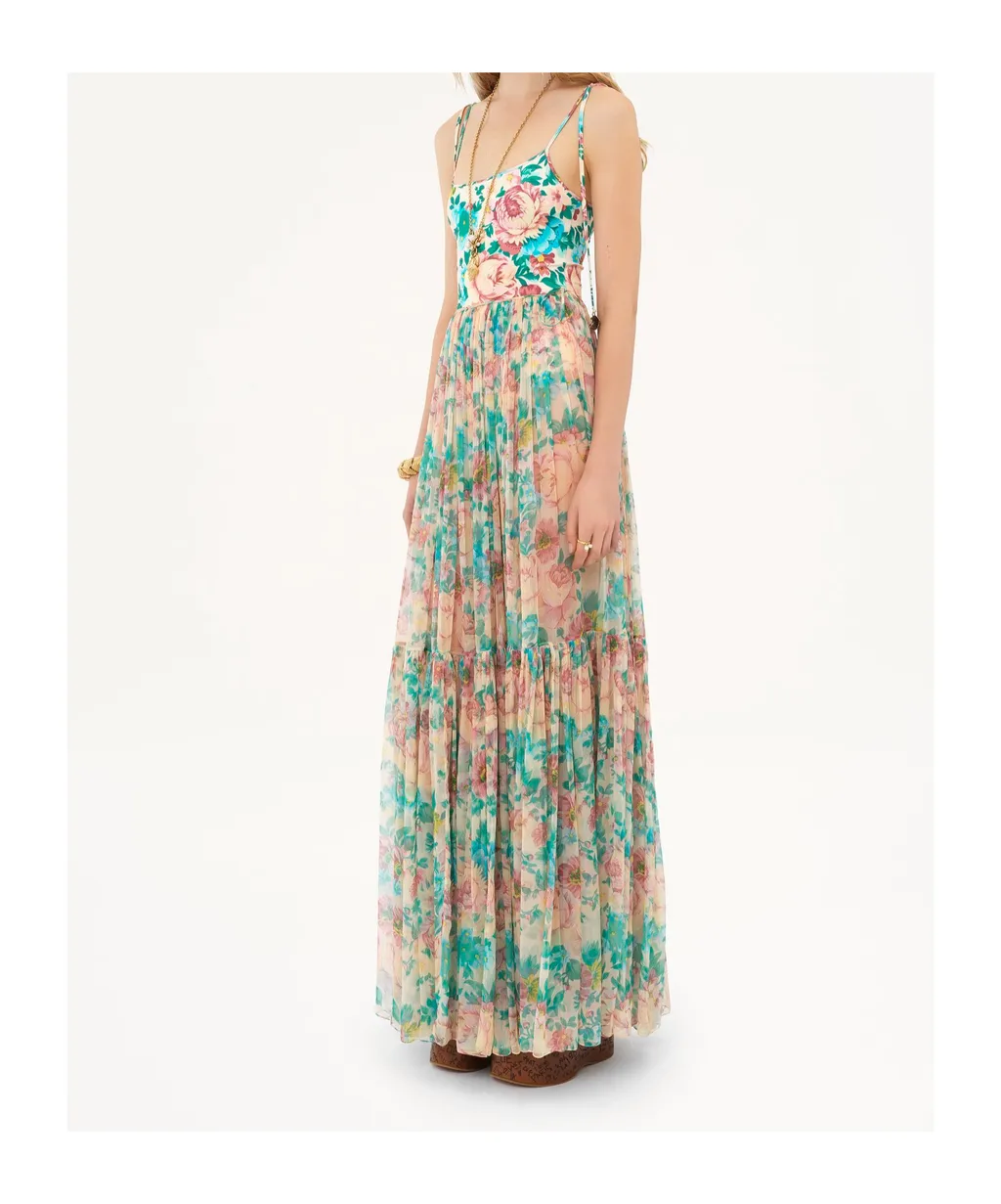 Gathered Maxi Skirt