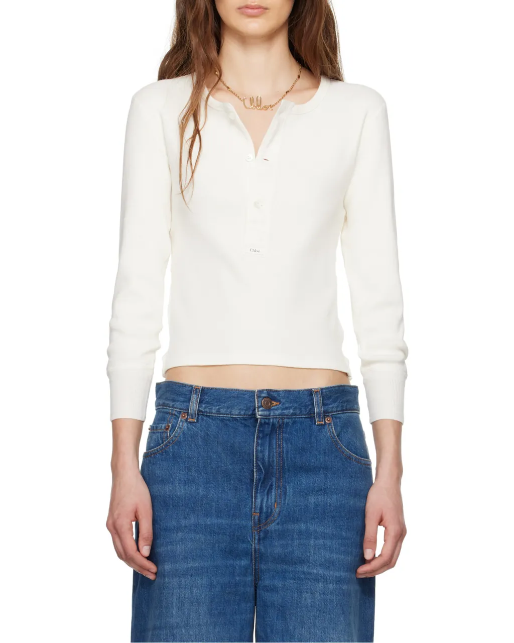 Ribbed Henley Shirt