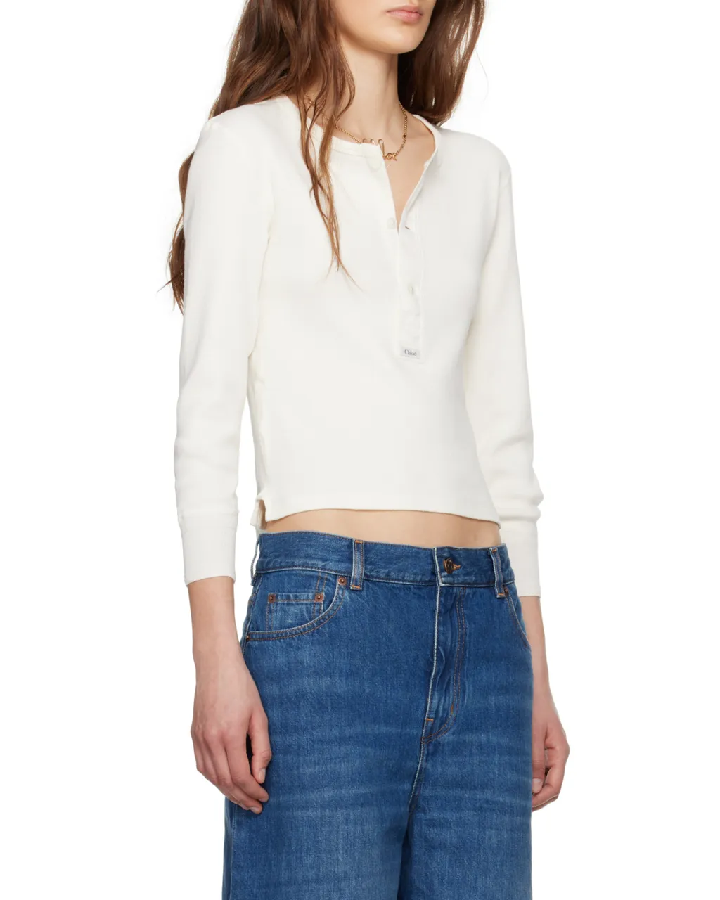 Ribbed Henley Shirt