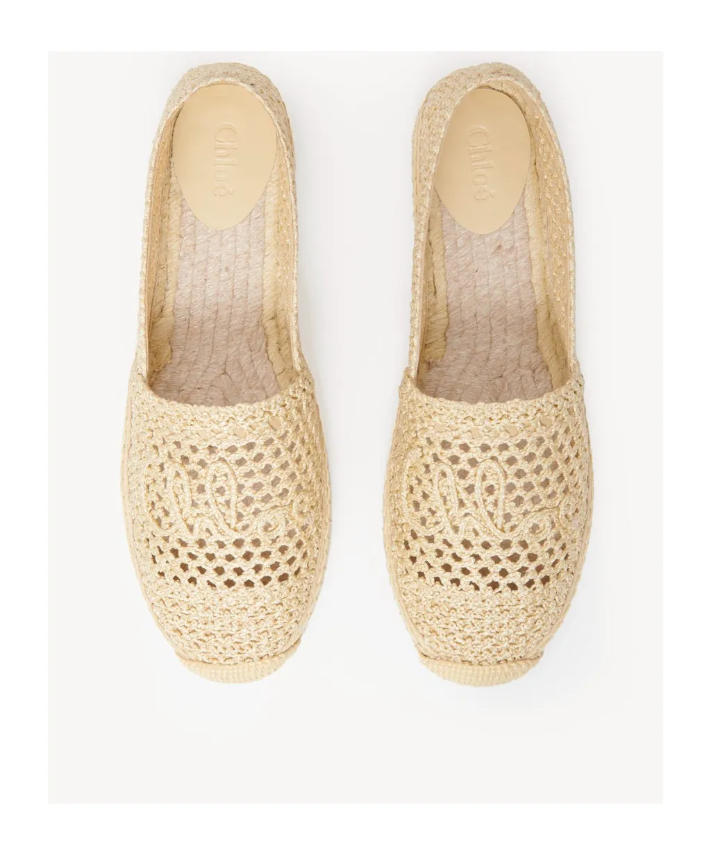 Isla Logo Detailed Slip-On Espadrilles