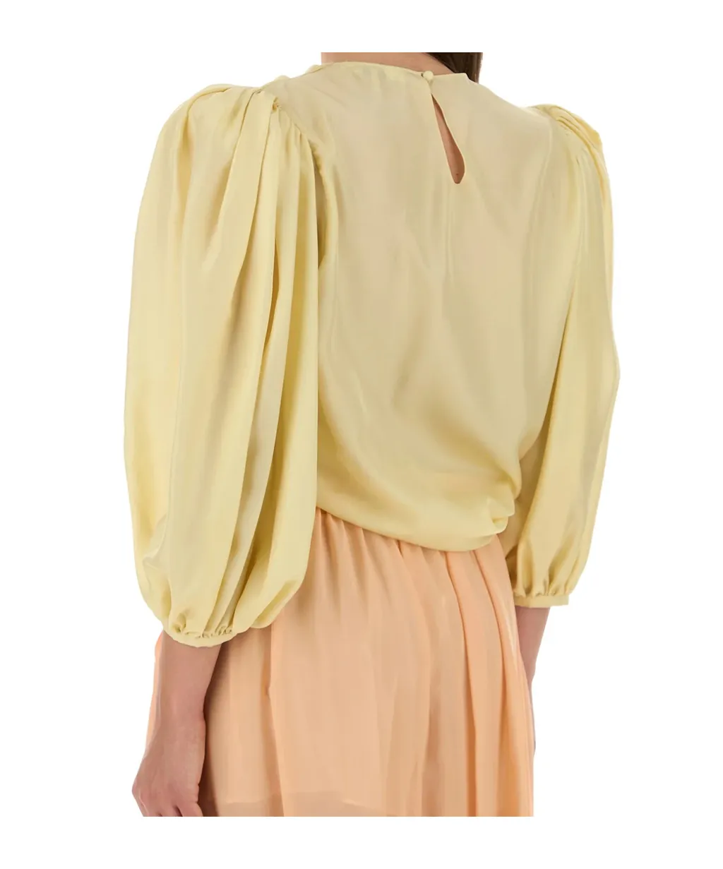 Draped Cropped Top