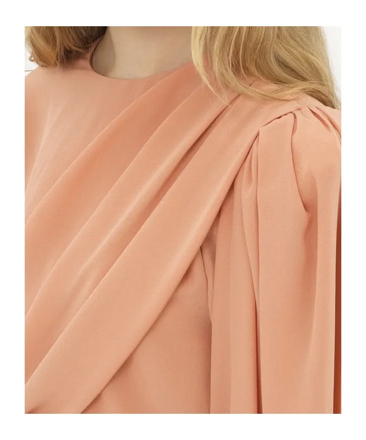 Draped Cropped Top