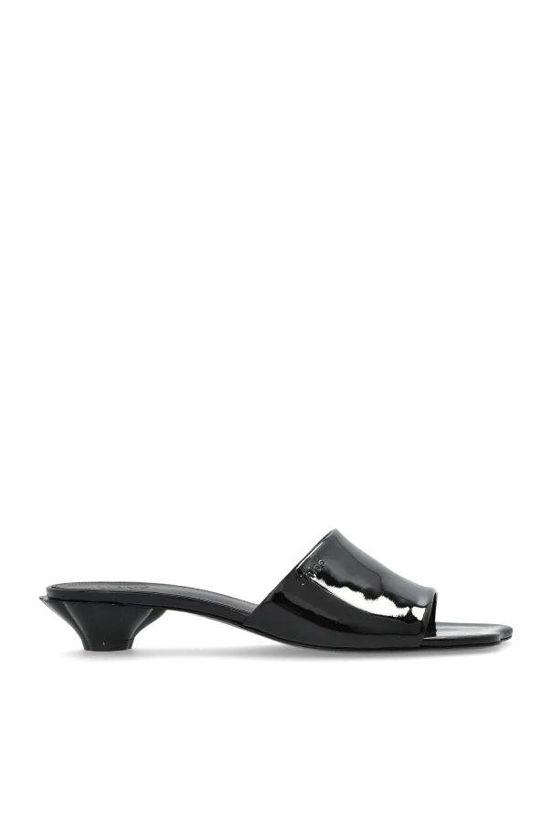 Flower Open-Toe Mules
