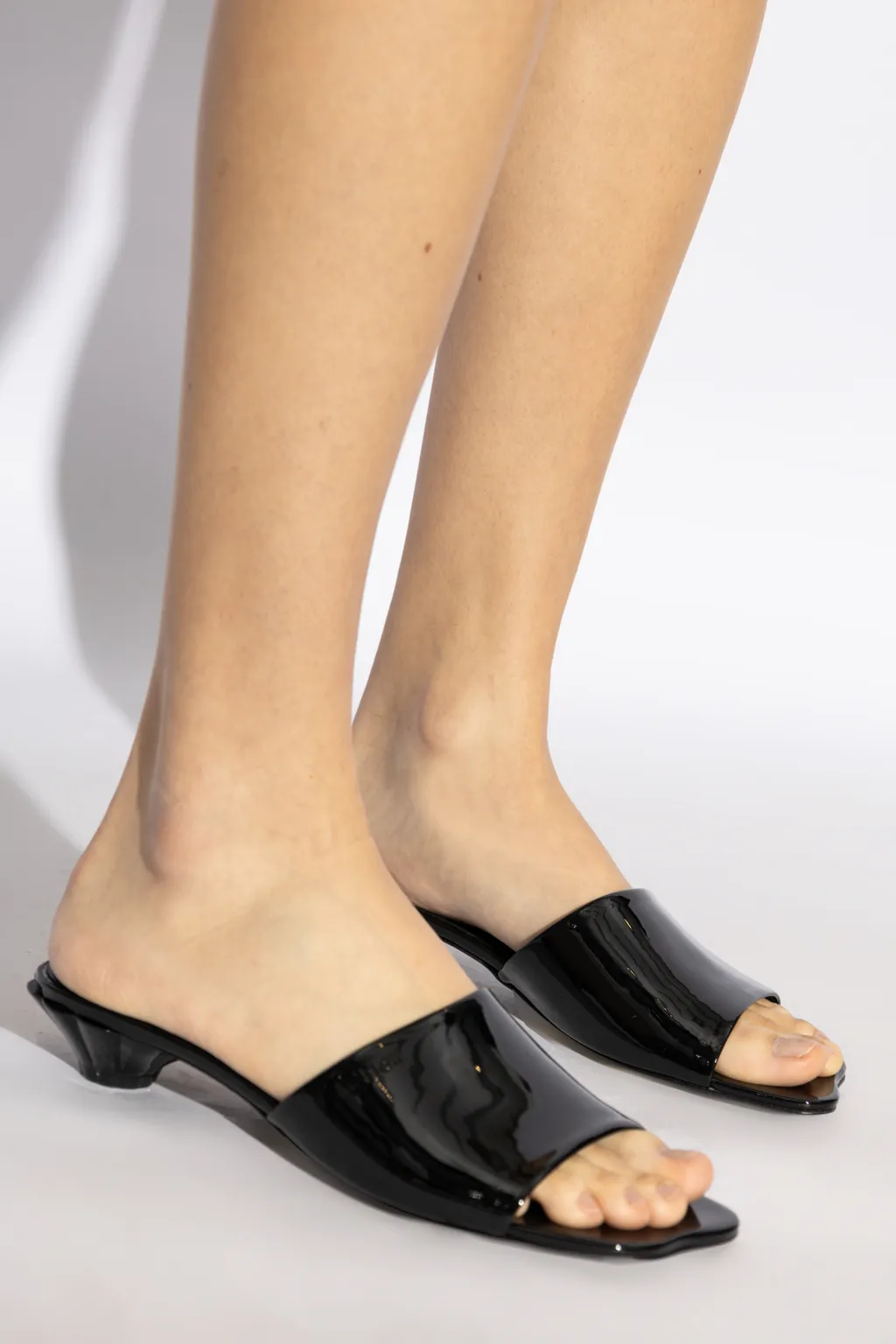 Flower Open-Toe Mules