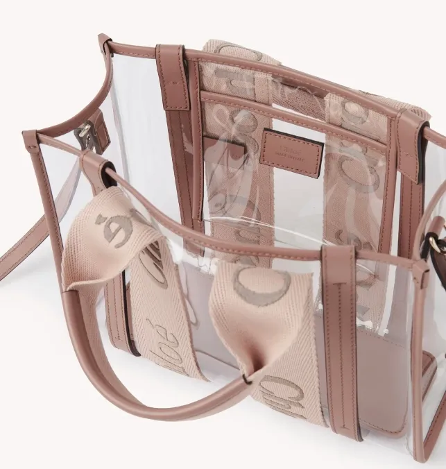 Woody Logo Detailed Tote Bag